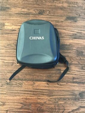 Chivas Black Hard-Shell Travel Backpack - Civas